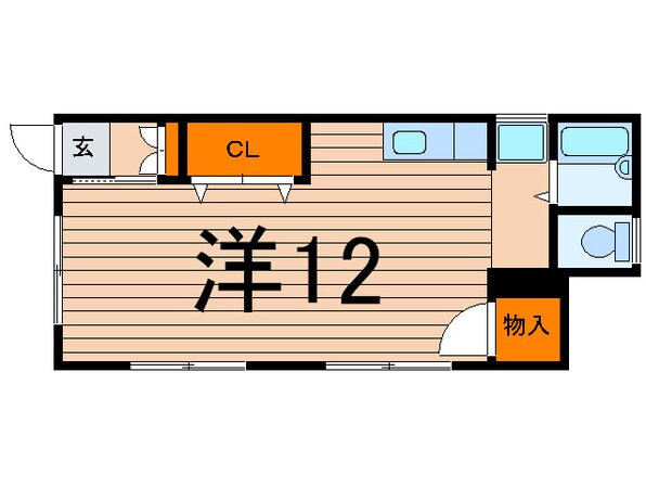 池田荘の物件間取画像